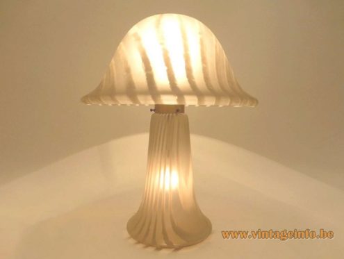 1970s Peill Putzler Mushroom Table Lamp 2