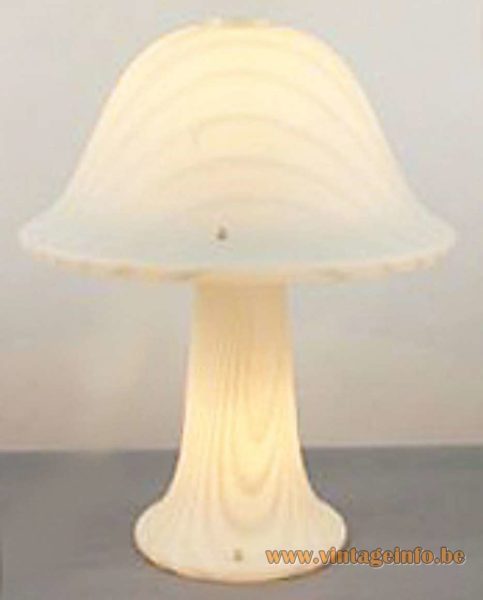 1970s Peill Putzler Mushroom Table Lamp 3