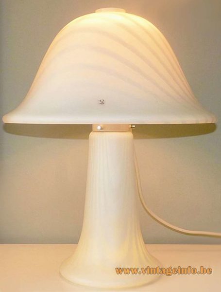 1970s Peill Putzler Mushroom Table Lamp 5