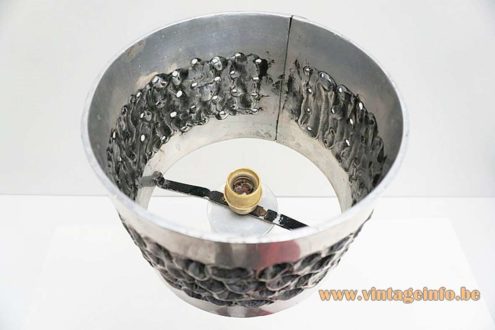 Aluclair 1970s Brutalist Table Lamp 3