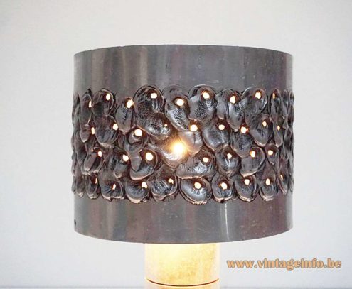 Aluclair 1970s Brutalist Table Lamp 6