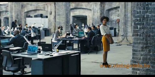 Anglepoise model 75 task lights used as a prop in the James Bond film Skyfall (2012) - Lamps in the movies!