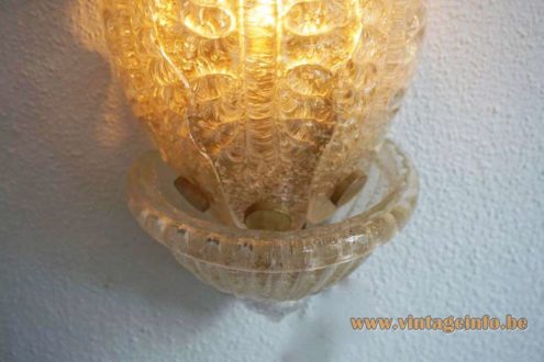 Barovier Toso Gold Flakes Wall Lamps 3