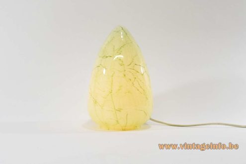 Bluebird Green Marbled Egg Table Lamp 1