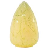 Bluebird green marbled egg table lamp vained opal Murano glass 1970s 1980s Massive Belgium Italy