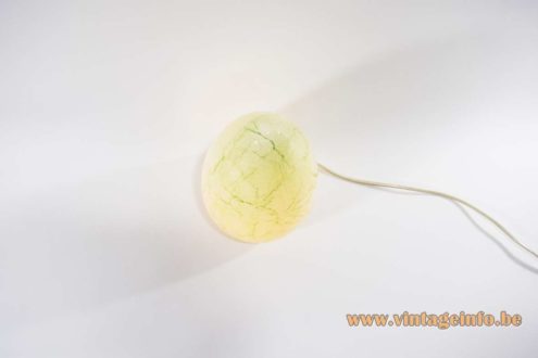 Bluebird Green Marbled Egg Table Lamp 3