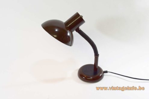 Brown 1970s Desk Lamp 3