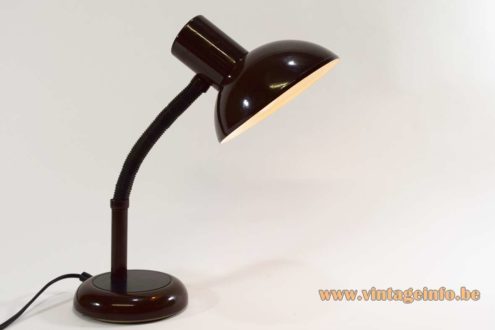 Brown 1970s Desk Lamp 8