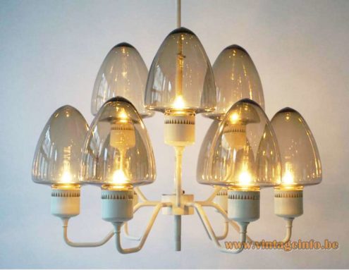 Hans Agne Jakobsson White Chandelier 5