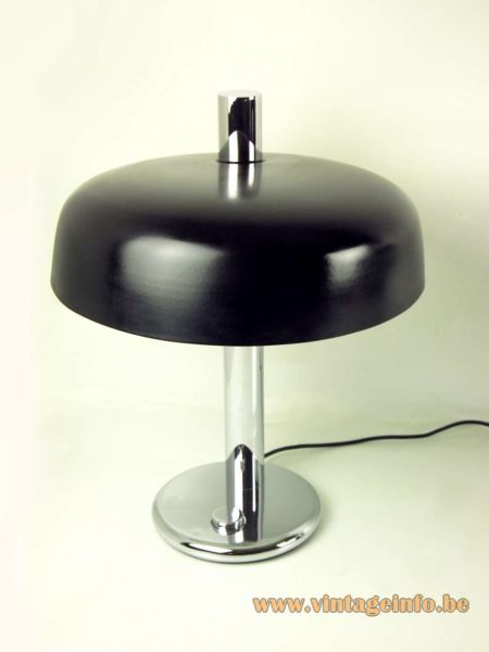 Hillebrand Black 1970s Desk Lamps 3