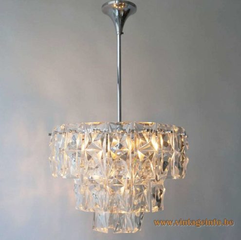 Kinkeldey 3 Tier Crystal Prism Chandelier 2