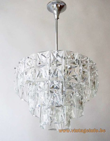 Kinkeldey 3 Tier Crystal Prism Chandelier 3