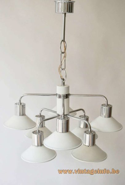 Massive Belgium 8 Arm Chandelier 5