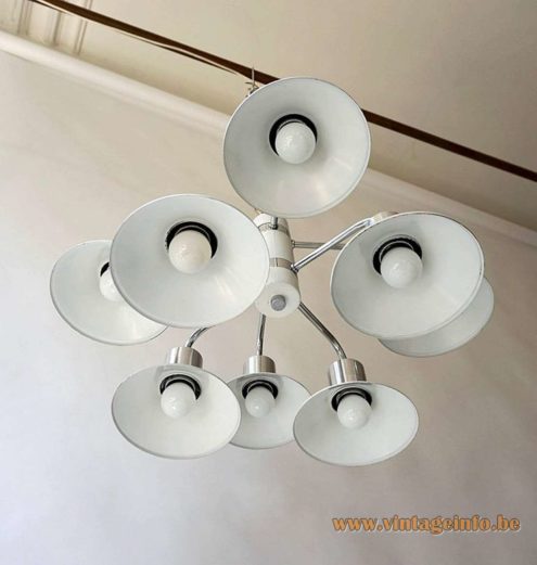 Massive Belgium 8 Arm Chandelier 7