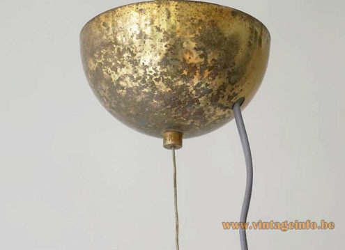 Venini Striped Trumpet Pendant Lamp 2