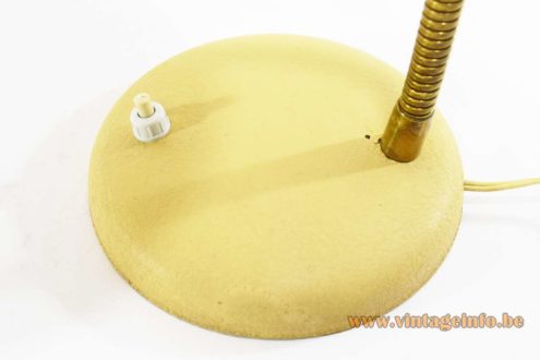 1950s Banana Yellow Desk Lamp 6