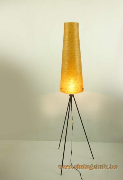 1950s Fibreglass Tripod Floor Lamp 1