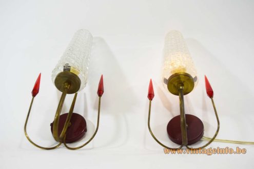 1950s Spearhead Wall Lamps 5