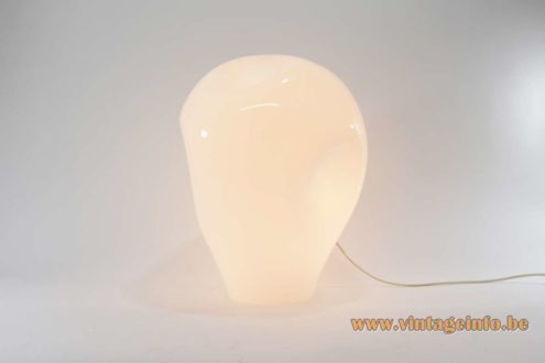 1970s Dimpled Balloon Murano Table Lamp 1