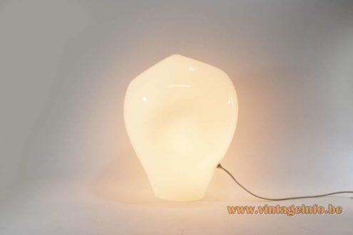 1970s Dimpled Balloon Murano Table Lamp 3