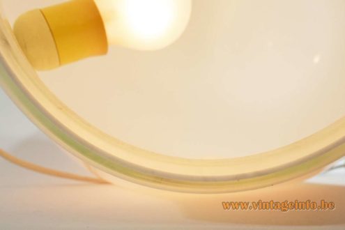 1970s Dimpled Balloon Murano Table Lamp 5