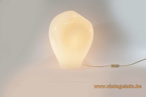 1970s Dimpled Balloon Murano Table Lamp 6
