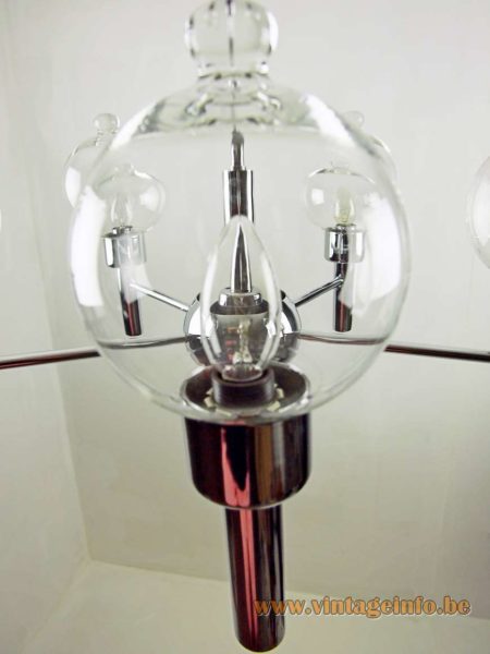 1970s Florentine Droplet Chandelier 6