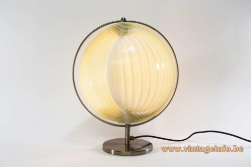 1980s Lamella Moon Table Lamp 2