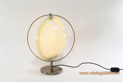 1980s Lamella Moon Table Lamp 7