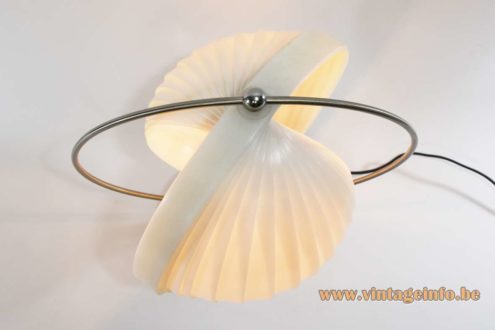 1980s Lamella Moon Table Lamp 8