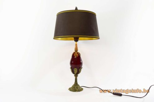 1990s Art Nouveau Table Lamp 2