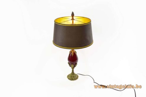 1990s Art Nouveau Table Lamp 3