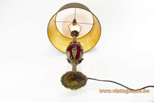 1990s Art Nouveau Table Lamp 7