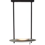 Atomis Torpedo picture light lamp flush mount brushed aluminium tube black rods R7s halogen bulb