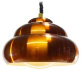 Fratelli Giannelli copper pendant lamp rise & fall mechanism Massive Belgium 1970s 1980s Mid-Century Modern MCM