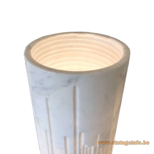 Grupo NP2 Cylindrical Marble Table Lamp 5