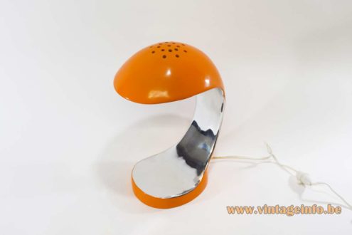 Orange Cobra Table Lamp 4