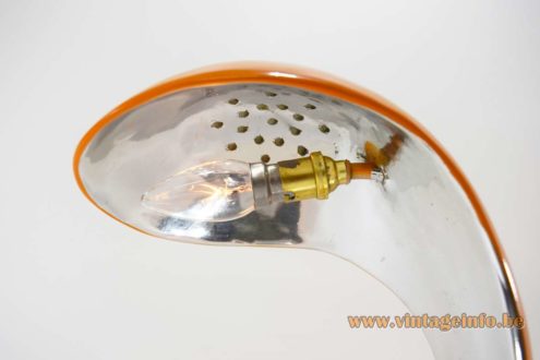 Orange Cobra Table Lamp 5