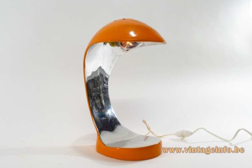 Orange Cobra Table Lamp 7