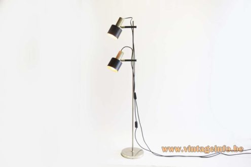 1960s Nickel Plated Floor Lamp 1