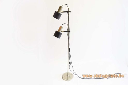 1960s Nickel Plated Floor Lamp 2