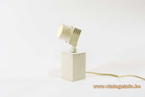 1980s White Beam Shaped Picture Lamp 1