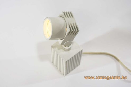 1980s White Beam Shaped Picture Lamp 2