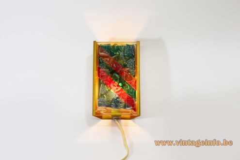 Brutalist Broken Glass Wall Lamp 1