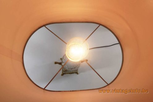 Cut Crystal Ormolu Swan Table Lamp 6