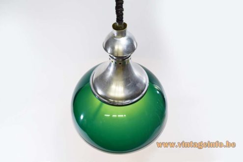 Green Acrylic Rise Fall Pendant Lamp 5