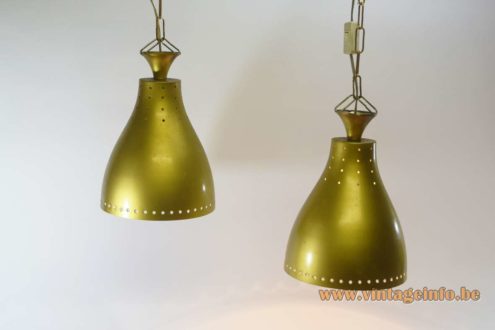 1950s Billiard Pendant Lamps 7