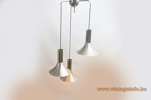 1960s Trumpets Pendant Lamp 3
