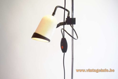 2 Lights Black White Floor Lamp 3