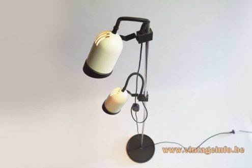 2 Lights Black White Floor Lamp 5